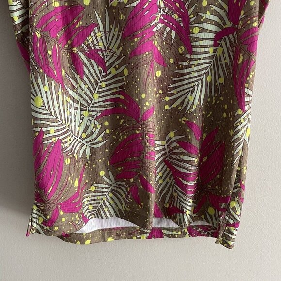 Nike Air Jordan Men SZ M "Wings" Pink/Green Floral Loose Fit Jersey - Picture 3 of 10